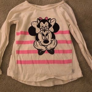 Gap Girls 3T Minnie Mouse Long Sleeve Shirt